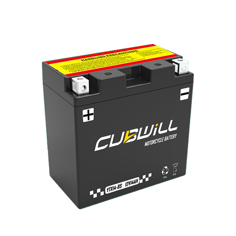 CUBWILL YTX14-BS AGM motorcycle battery