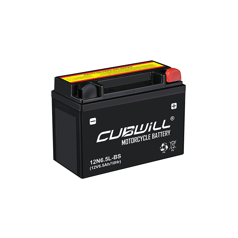 CUBWILL 12N6.5L-BS AGM motorcycle battery