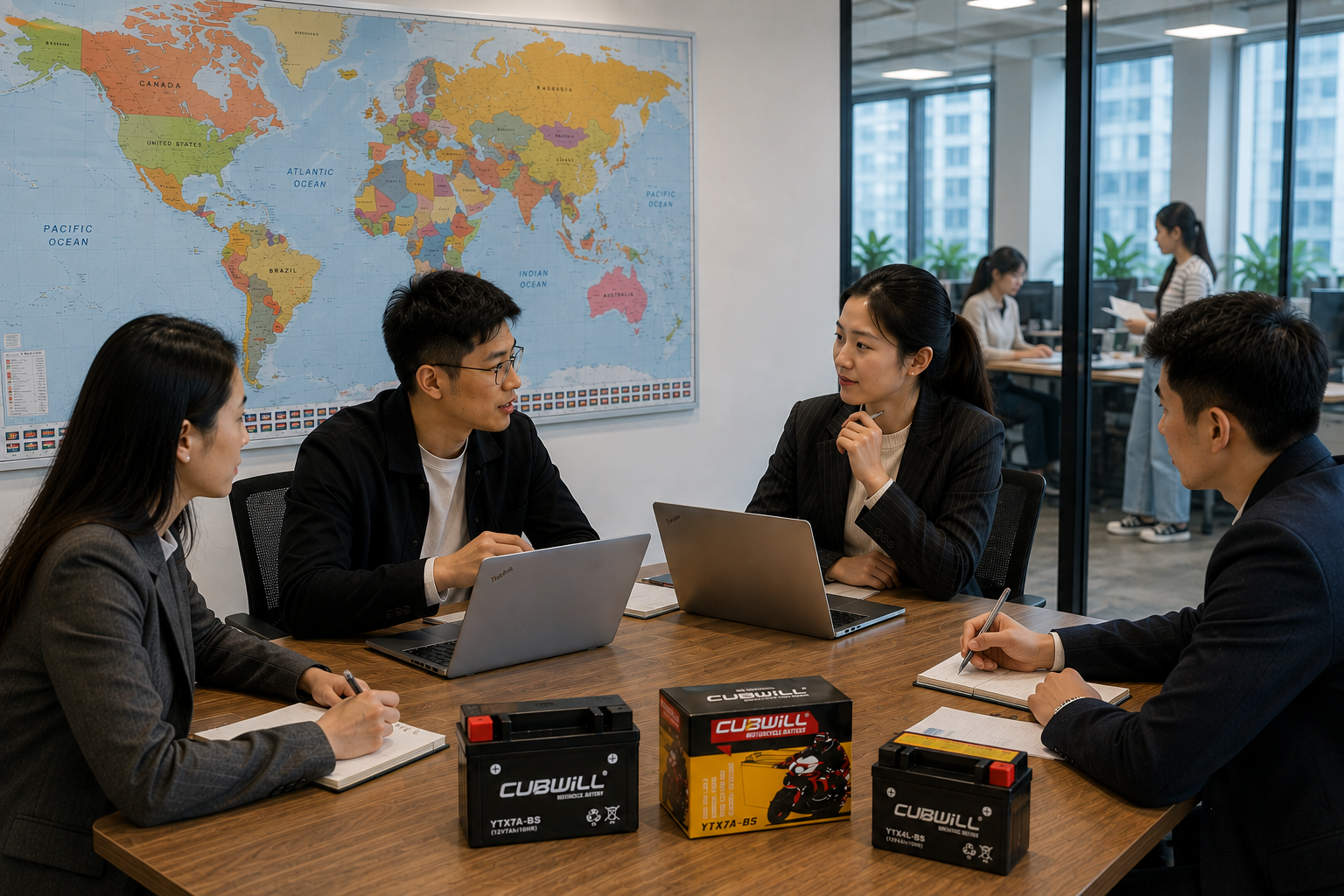 CUBWILL professional international battery sales team