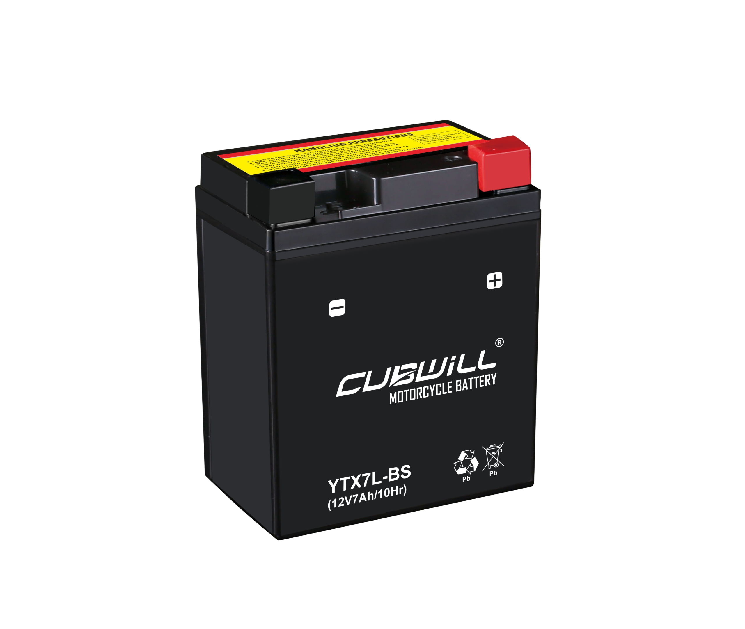 CUBWILL YTX7L-BS AGM motorcycle battery