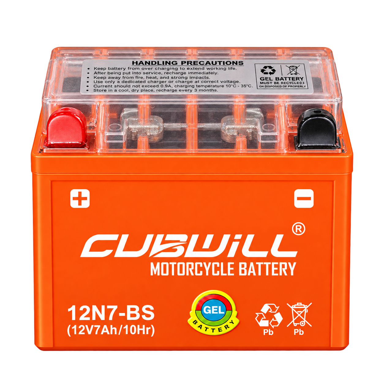 CUBWILL 12N7-BS GEL motorcycle battery