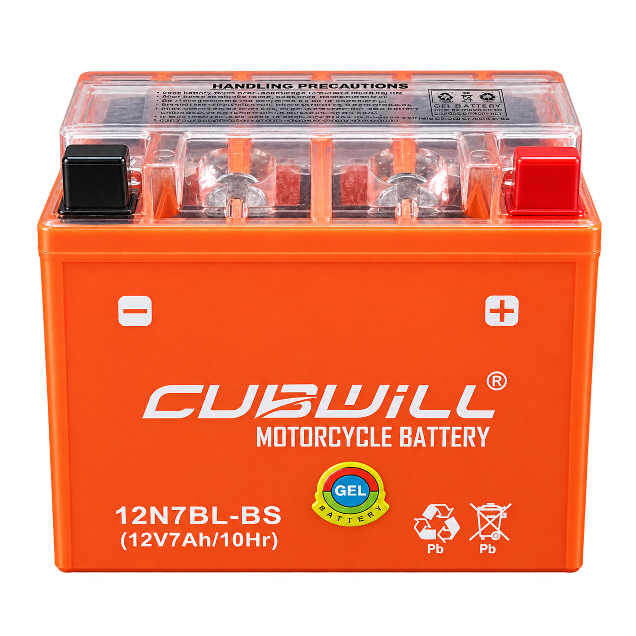 CUBWILL 12N7BL-BS GEL motorcycle battery