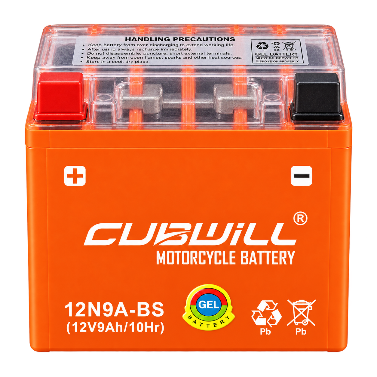 CUBWILL 12N9A-BS GEL motorcycle battery