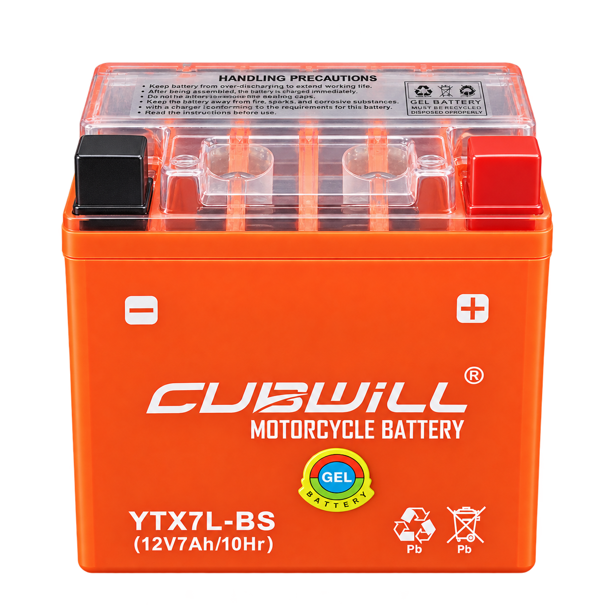 CUBWILL YTX7L-BS GEL motorcycle battery
